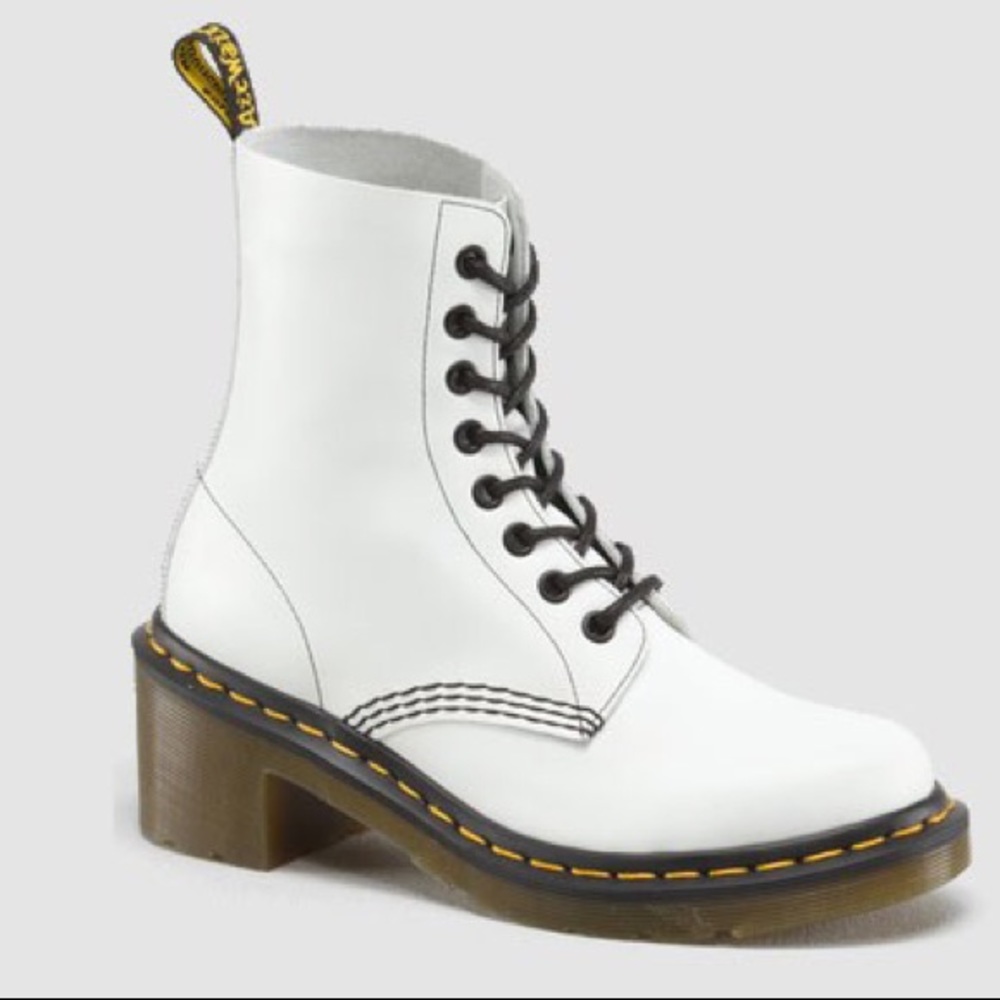 COPY - Dr Martens White Clemency Boots